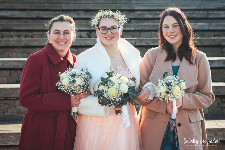 Skupinové foto Svatba