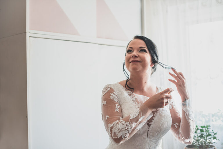 Svatební focení nevěsty