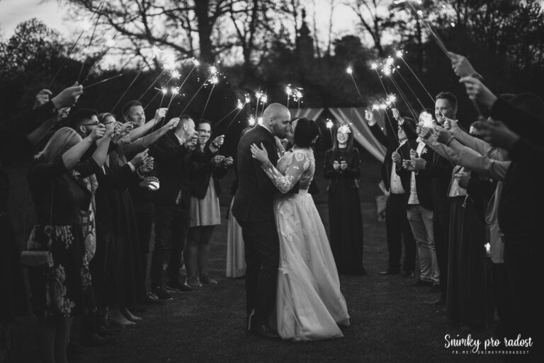 Svatba prskavky Snímky pro radost