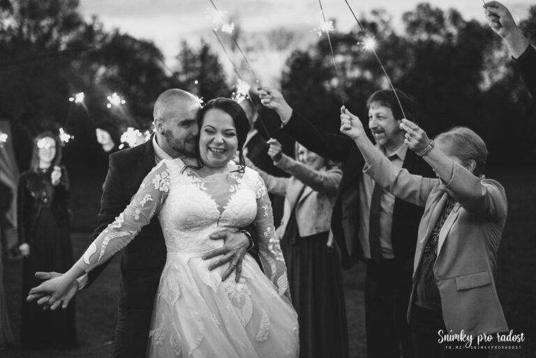 Svatební prskavky Snímky pro radost