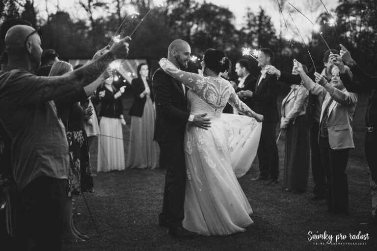 Svatební prskavky Snímky pro radost