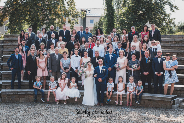 Svatební fotografie skupinová