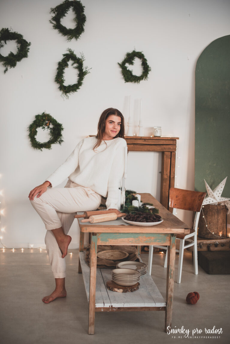 vánoční fotografie Magdalena Kočiščáková