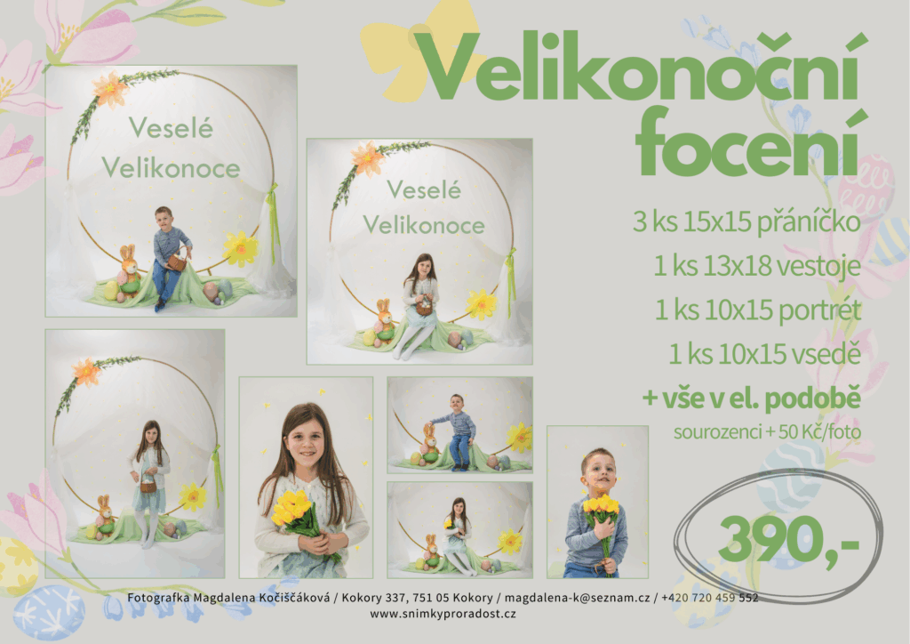 nabidka velikonocniho foceni pro skolky