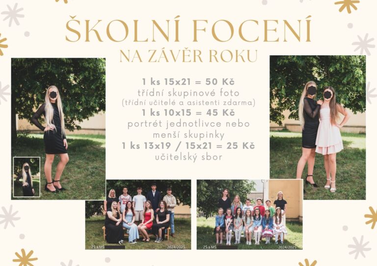 nabídka školního focení tříd