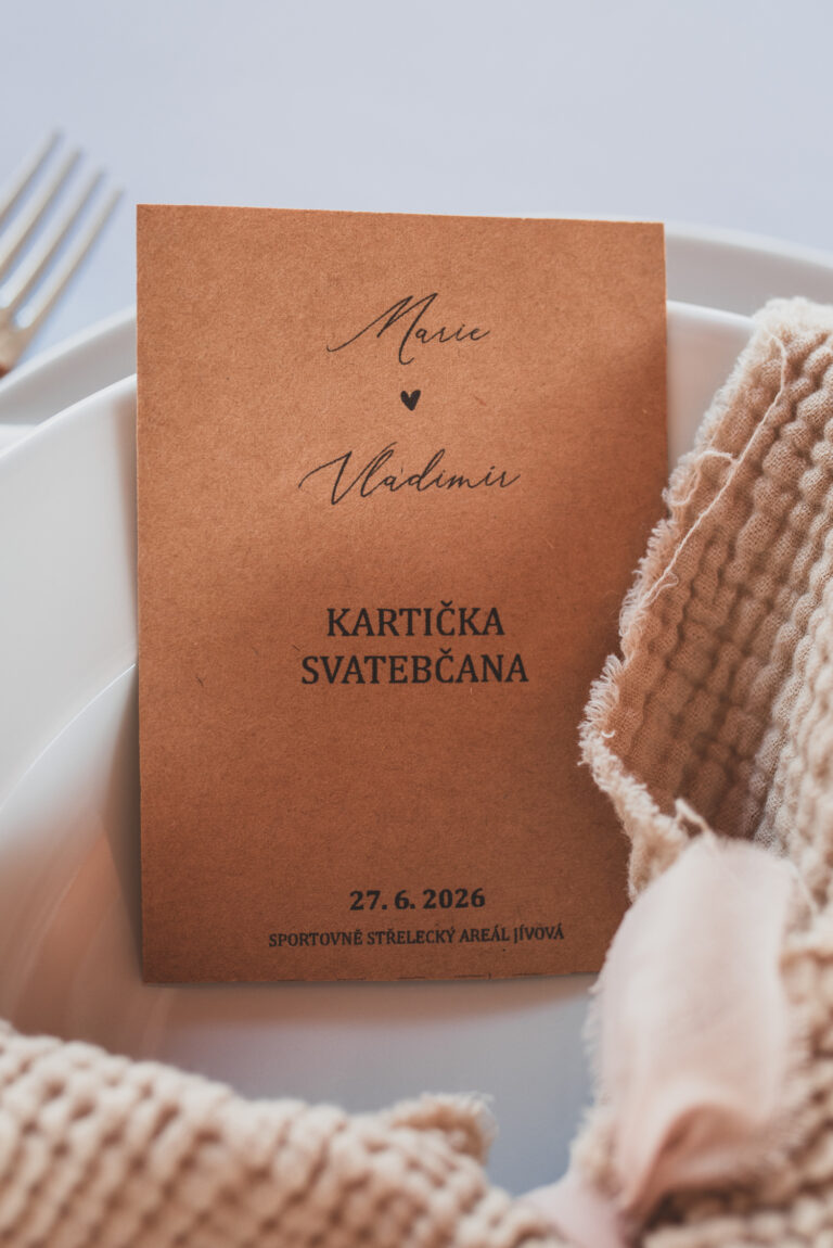 Svatební kartička