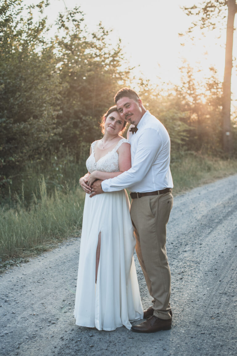 Párové novomanželské foto