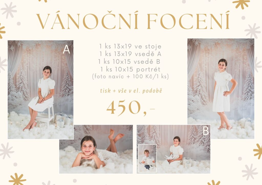 vánoční focení ve školce