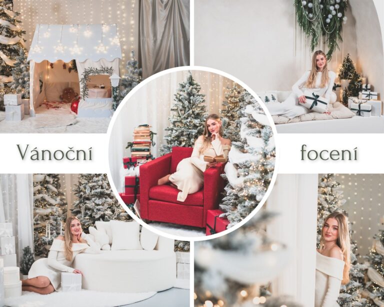 Vánoční focení Velká Bystřice Kočiščáková Magda